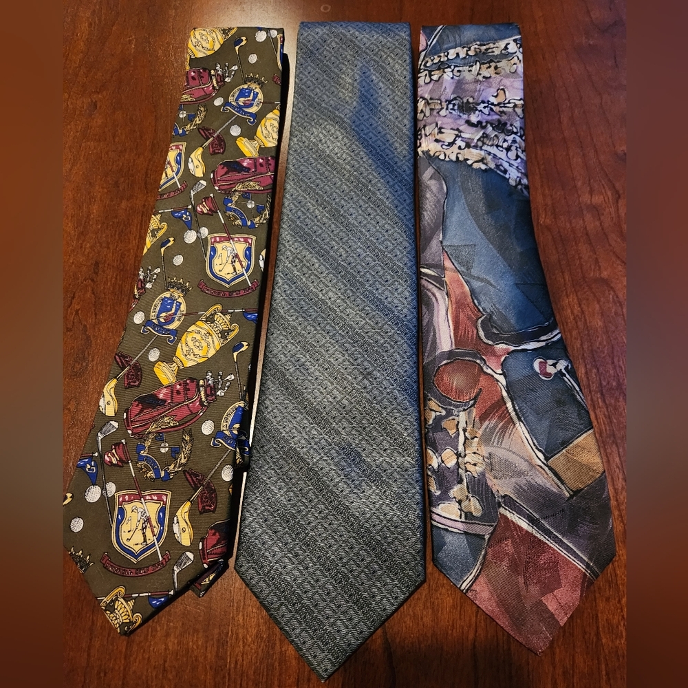 Men's Vibrant Silk Ties Set with Novelty and Striped Patterns